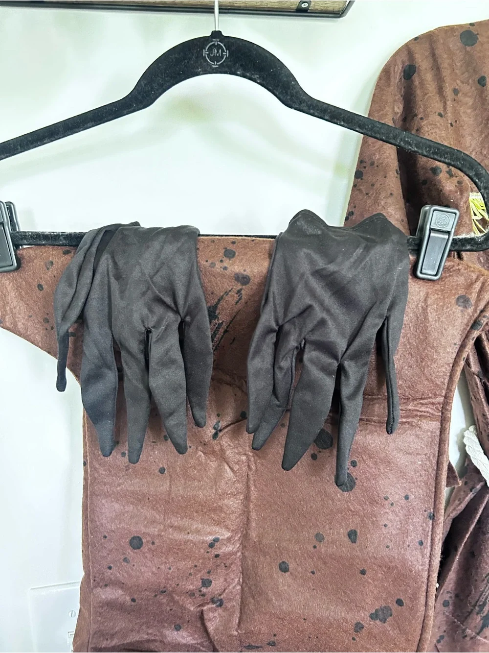 Spooktacular Creations Scarecrow Halloween Costume Cloak Gloves Medium Youth